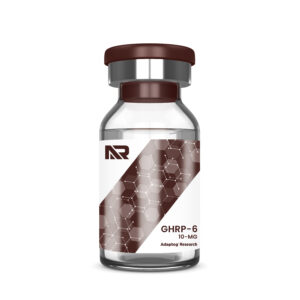 Bottle of Adaptog GHRP-6 peptide