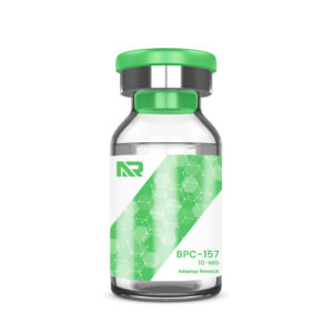 Bottle of Adaptog BPC-157 peptide