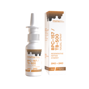 a bottle of adaptog BCP TB500 blend
